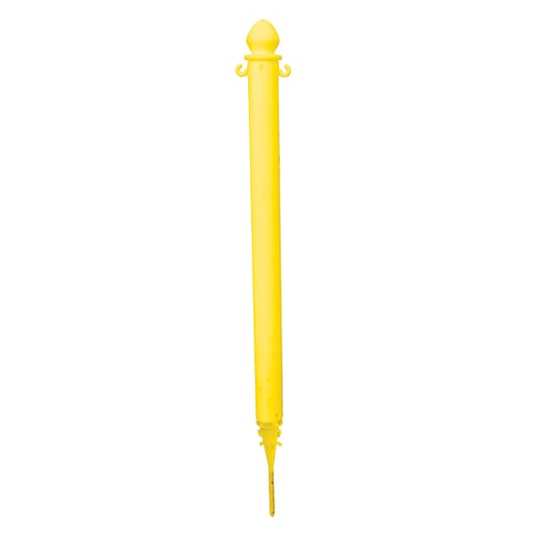 Vestil Yellow Plastic Barricade, Ground Stake, Plastic, 45 Height, 2.5 Length, 8, Yellow PCB-Y-G - main